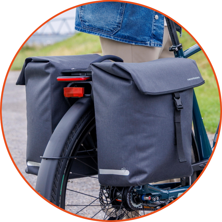 Podwójna sakwa rowerowa New Looxs Hamar Double 38L MIK 2.0